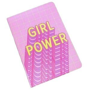 Girl Power Notebook Lined Softcover Journal Approx 30 pages 6.75”x 4.75”